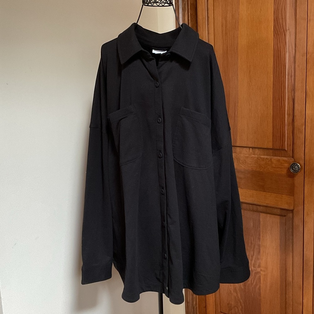J. Jill FIT, BLACK SHIRT 4X - Picture 2 of 6